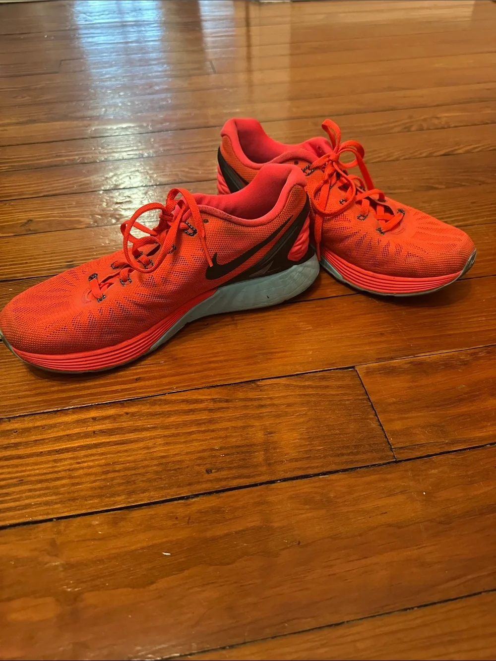 Nike Women's Bright Orange Athletic Running Shoes